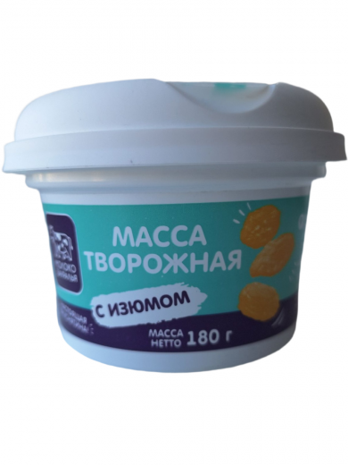 Творожная масса с изюмом