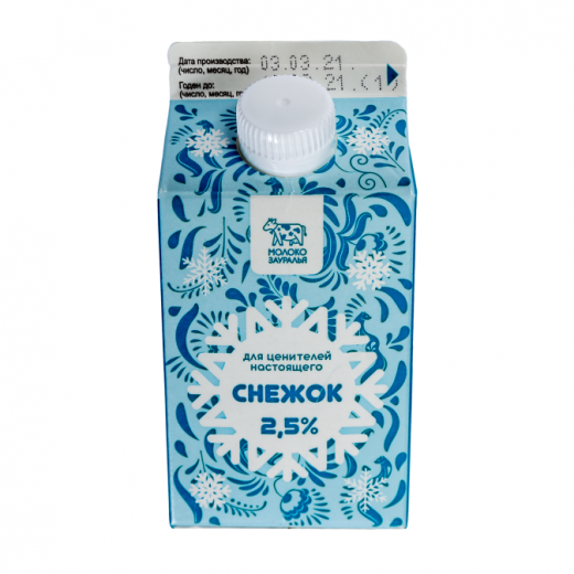 Снежок 2,5% (450 г) пюр-пак