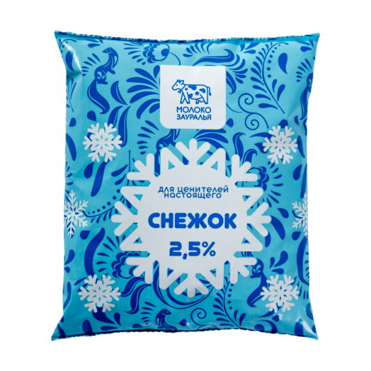 Снежок 2,5% (500 г) пакет