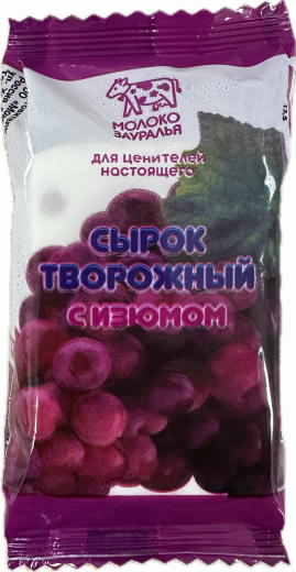Сырок творожный с изюмом